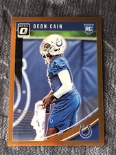 DEON CAIN 2018 Donruss Optic Rookie RC BRONZE Refractor #127 COLTS Clemson