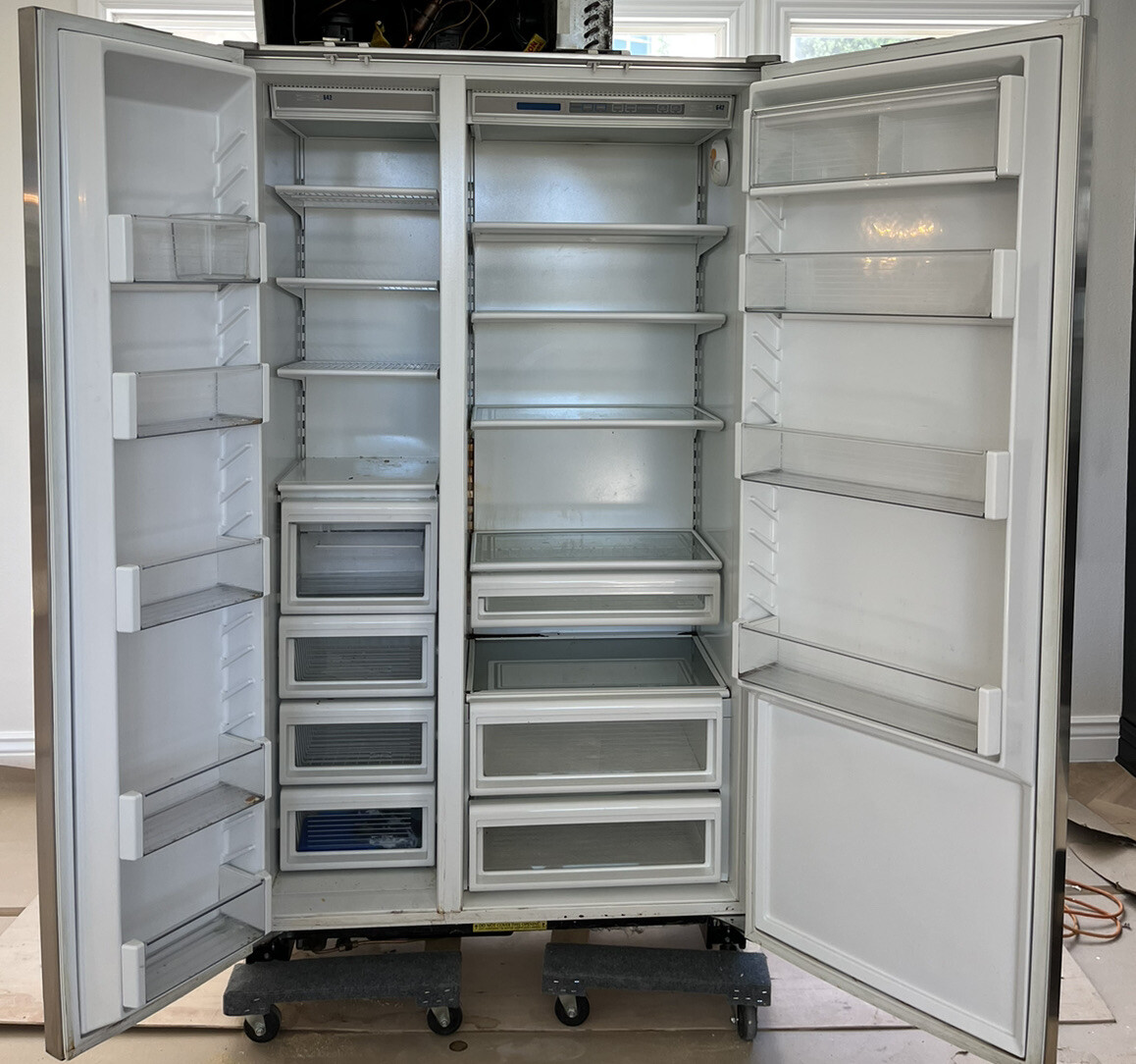 SubZero 42" BuiltIn Side by Side Refrigerator Freezer P1735130 eBay