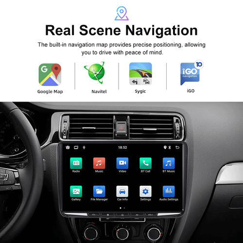 für VW GOLF 5 6 Touran Polo Passat B6 Autoradio Carplay DAB+ GPS NAV +WIFI BT - Bild 6 von 14