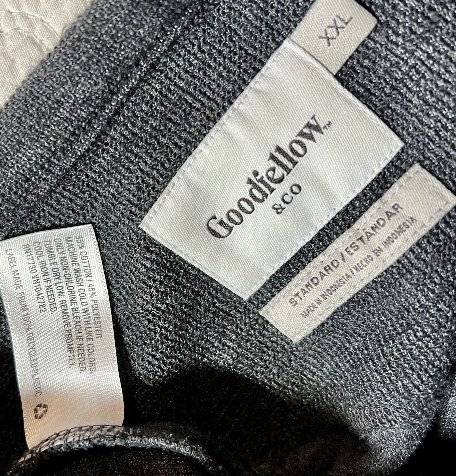 Goodfellow & Co Gray Half Button Pullover Size 2X… - image 4