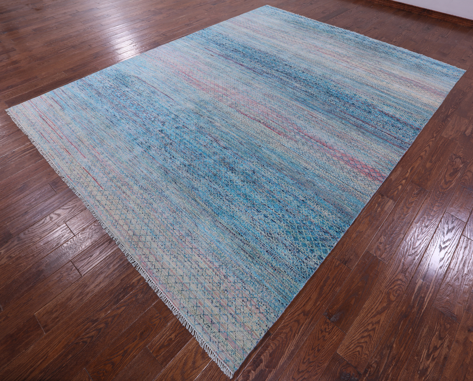 Savannah Grass Handmade Wool & Silk Rug 9' 0" X 11' 10" - Q20339