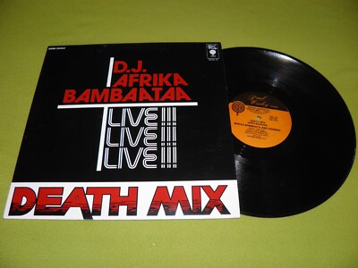 D.J. Afrika Bambaataa - Death Mix - Live - RARE Original 1983 USA