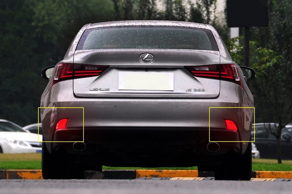 Sell Lexus 2014 IS IS250 IS350 Red Lens Bumper Reflector LED Tail Signal Brake Light In Hong - Foto 8