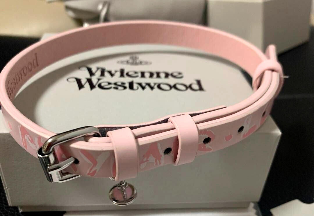 Vivienne Westwood Orb Choker Necklace Bracelet BRISTOL Pink Outlet authentic