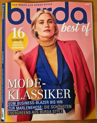 burda best of ''MODE-KLASSIKER'' + Schnittmuster Ausgabe 4/2022
