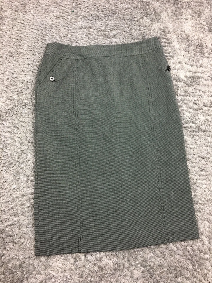 Falda elástica recta Rafaella hasta la rodilla para mujer talla 8 Foto 3 de 4