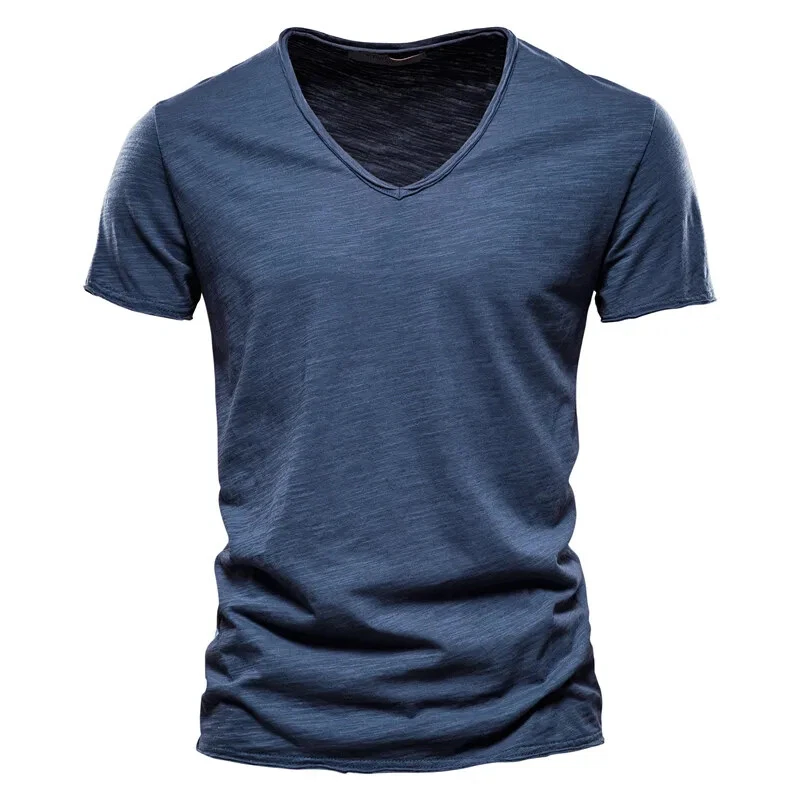 Men’s Slim Fit V-Neck Cotton T-Shirt | Lightweight Summer Tee | Casual Breathabl
Opens in a new wind