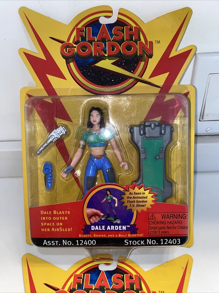 Figura de acción Flash Gordon Dale Arden y la princesa Thundar Playmates Toys 1996 Foto 3 de 4