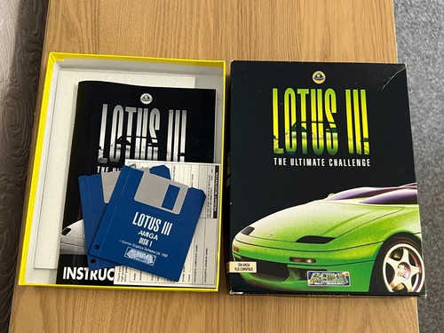 Amiga Gremlin Lotus III 3 Vintage Game - Boxed Working -👽👾Retro Gift Idea👾👽 - Afbeelding 10 van 24