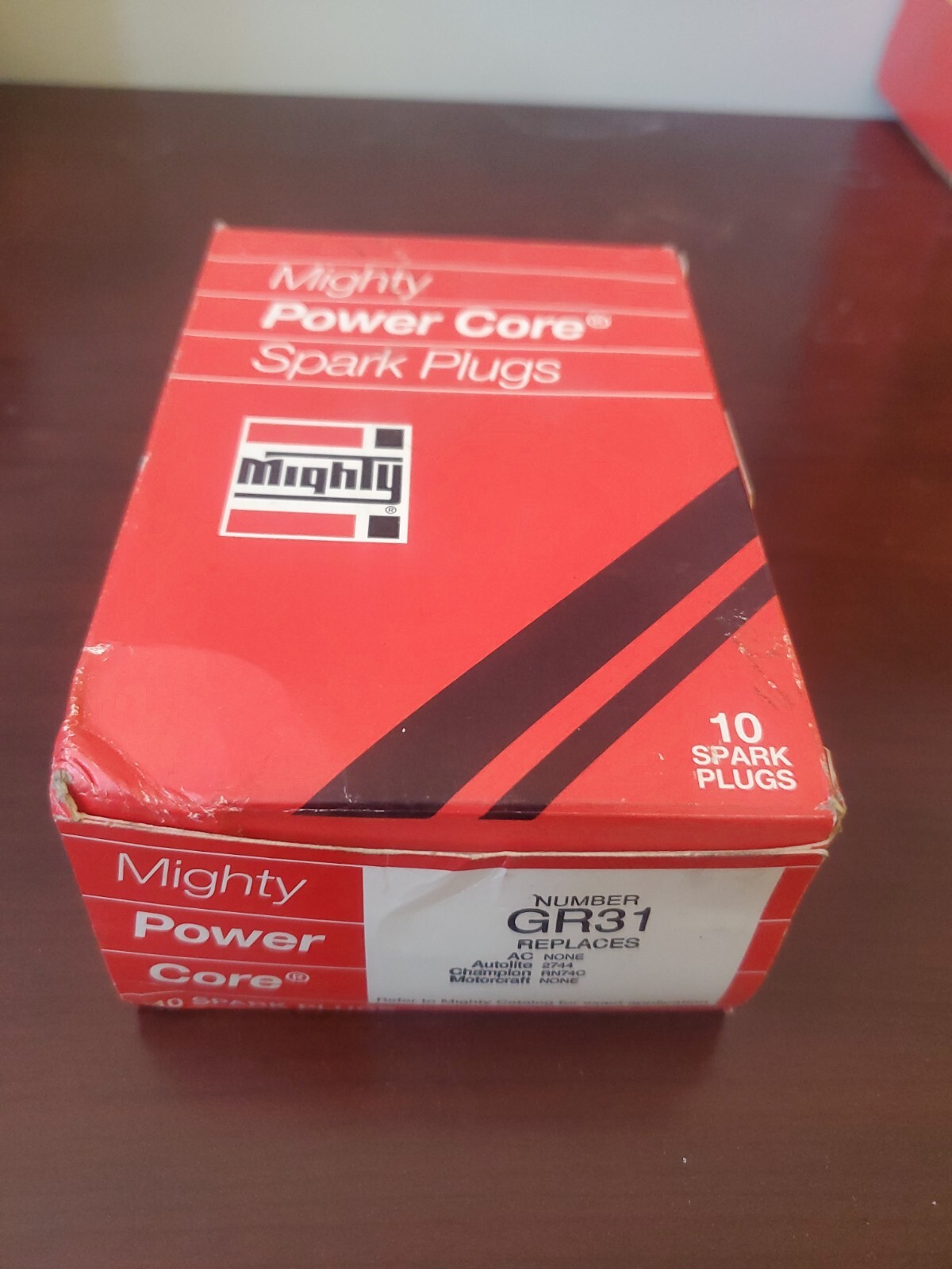 10 MIGHTY POWER CORE GR31 SPARK PLUGS NEW UNOPENED BOX