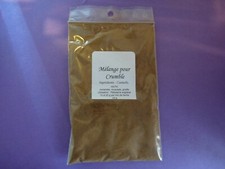 EPICES POUR CRUMBLE 25 g mélange " fait maison " 15 à 20 g par kilo