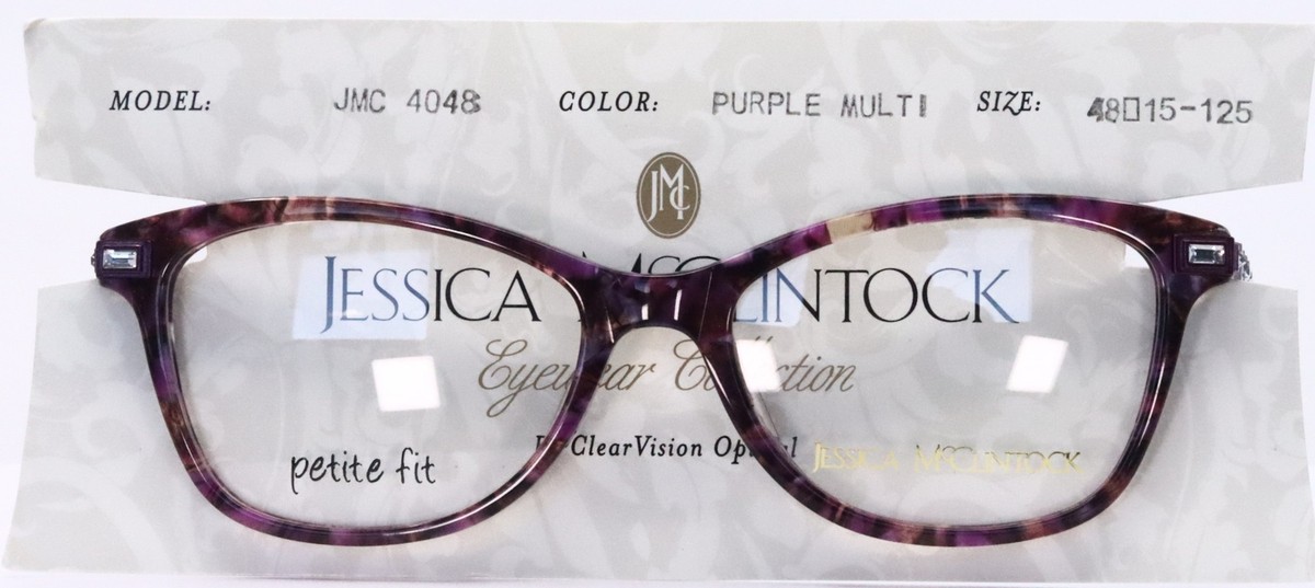 Jessica McClintock JMC 4048 Purple Multicolor Womens Eyeglasses 48