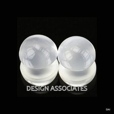 NATURAL WHITE MOONSTONE 10 MM ROUND CUT CABOCHON AAA
