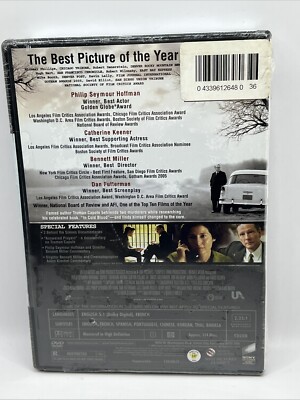 Capote (DVD, Sony Picture Philip Seymour Hoffman Academy Award