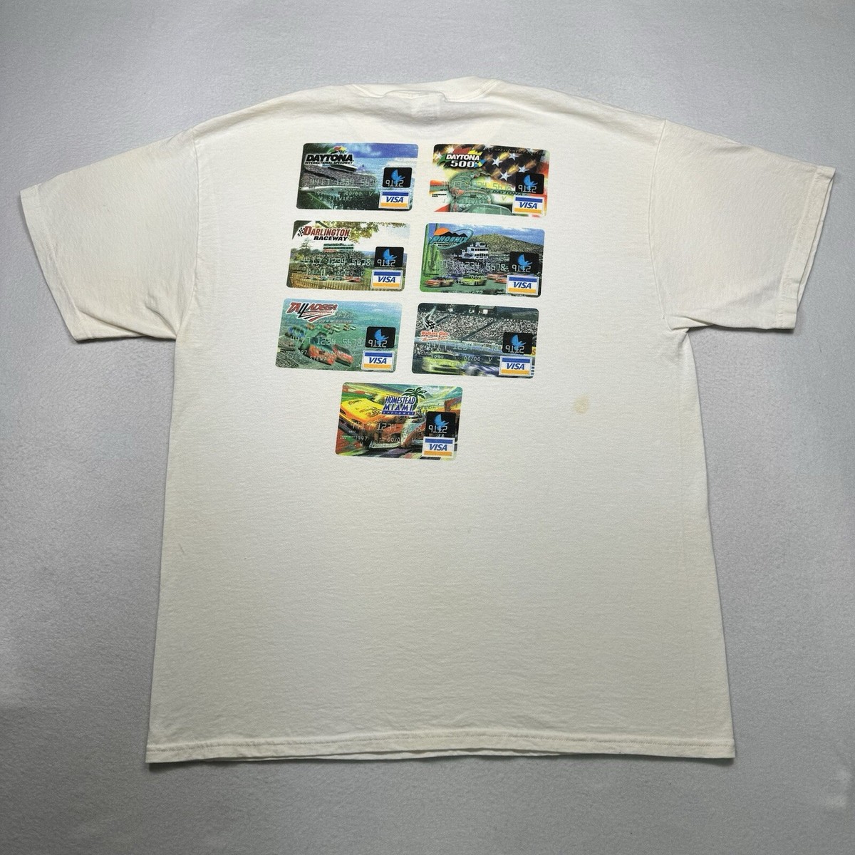 シャツ VTG First USA A Bank One Company T-Shirt XL Talladega Homestead