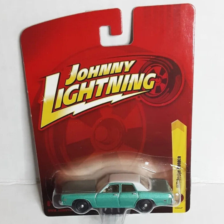 NEW Johnny Lightning 1977 DODGE MONACO Teal Car Diecast 1:64 JL18