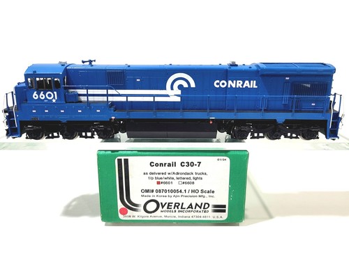 Overland OMI CR GE C30-7 Conrail Rail Railway #6601 HO modelo de latón #087010054.1 DCC | Zustand: Used