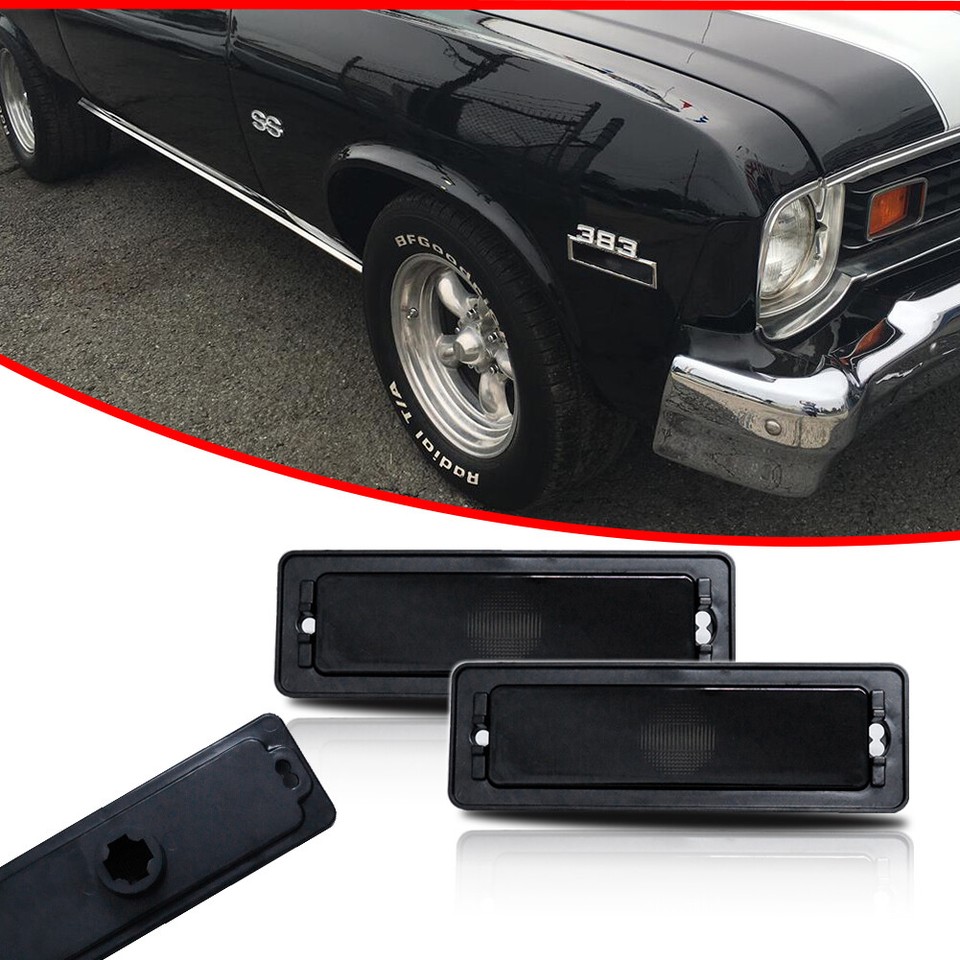 Glasstek Chevrolet Nova / Chevy II 1968 - 1974 Side Marker Lights Only