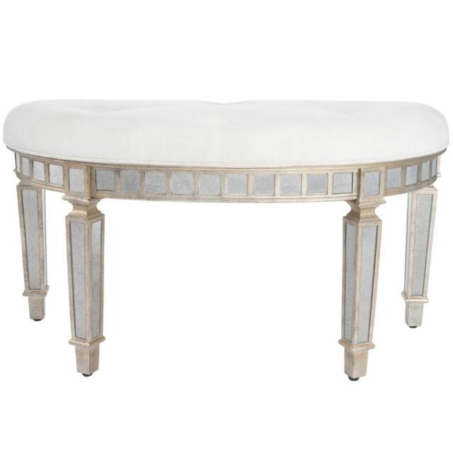 Butler 3636146 Bench - Silver/White for sale online | eBay