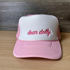 Dear Dolly Hat Cap Snap Back Womens Pink Truc...