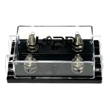 1/0 2 4  Gauge Dual ANL Fuse Holder and (2) 300 Amp ANL Fuses