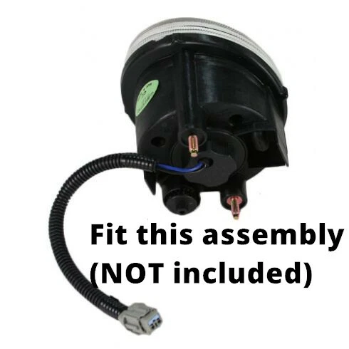 LED 6000K White Fog Light Bulbs for 1990-2006 Nissan Maxima, H3 Lamp Short & Fit - Image 2 of 4