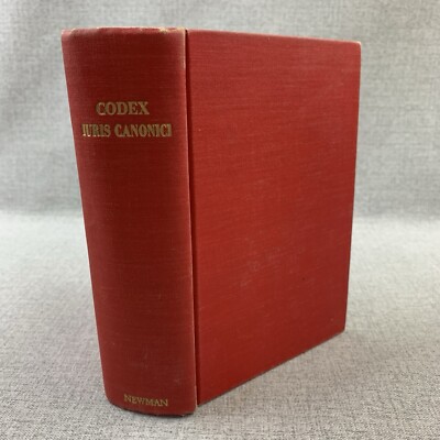 Codex Iuris Canonici 1963 Newman Press Benedictine Code Of Canon Law ...