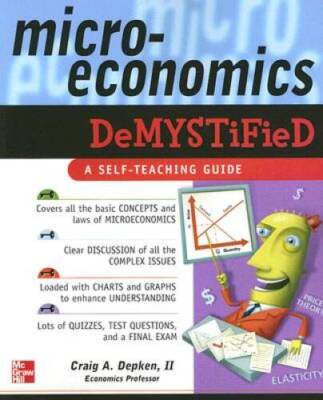 Microeconomics Demystified: A Self-Teaching Guide - Paperback - VERY GOOD