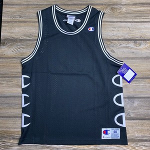 CHAMPION Basketball Jersey Blank New with tags SIZE 40 M MEDIUM Black | eBay