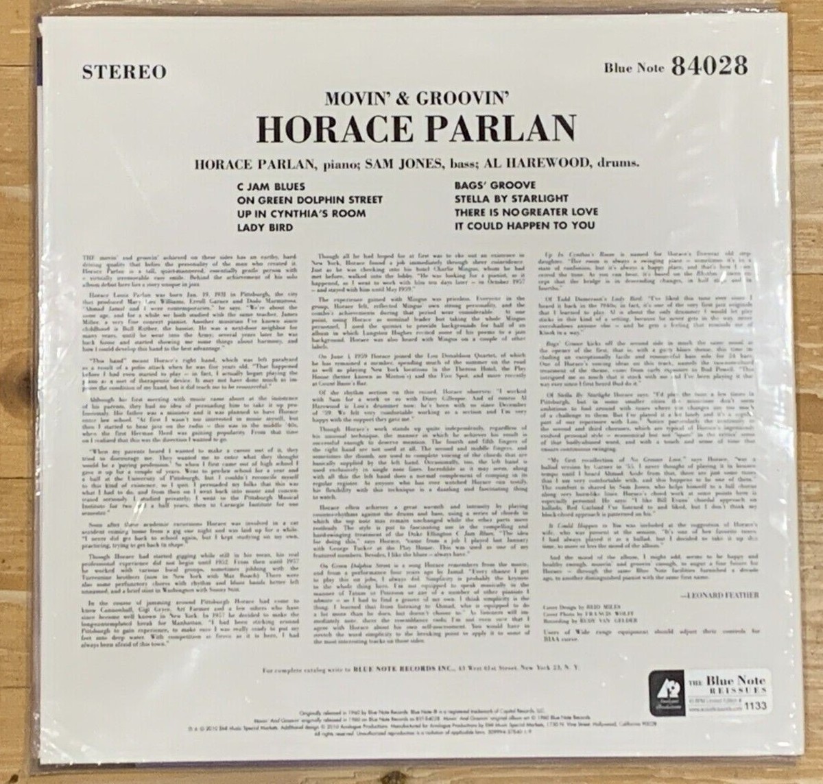 ジャズレコード Horace Parlan/Movin’ &Groovin’ Horace Parlan – Movin' & Groovin' | Releases | Discogs