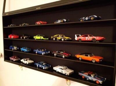 20 Car Display Case Diecast Model 1/24 Scale 1:24 Collection Shelf