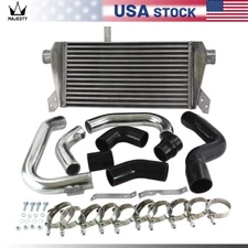 Front Mount Intercooler Kit for Audi A4 1.8T Turbo B6 Quattro 2002-2006 Black