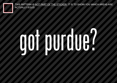 (2) GOT PURDUE Sticker Decal boilermakers - Bild 1 von 1
