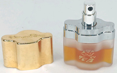 VTG Oscar De La Renta Esprit De Parfum Spray 1 oz Perfume Bottle Frosted