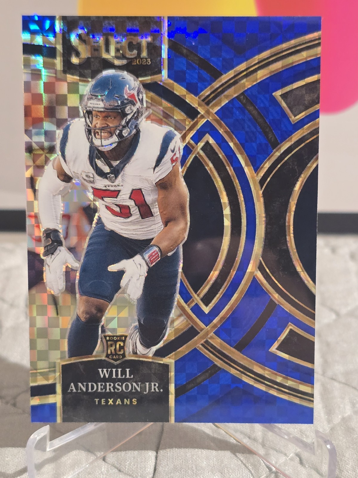 Will Anderson Jr. 2023 Select Premier Blue Prizm /149 RC Texans #125