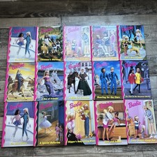 Vintage Barbie & Friends Book Club Books Lot of 15 Hardcover Pink 90s Grolier