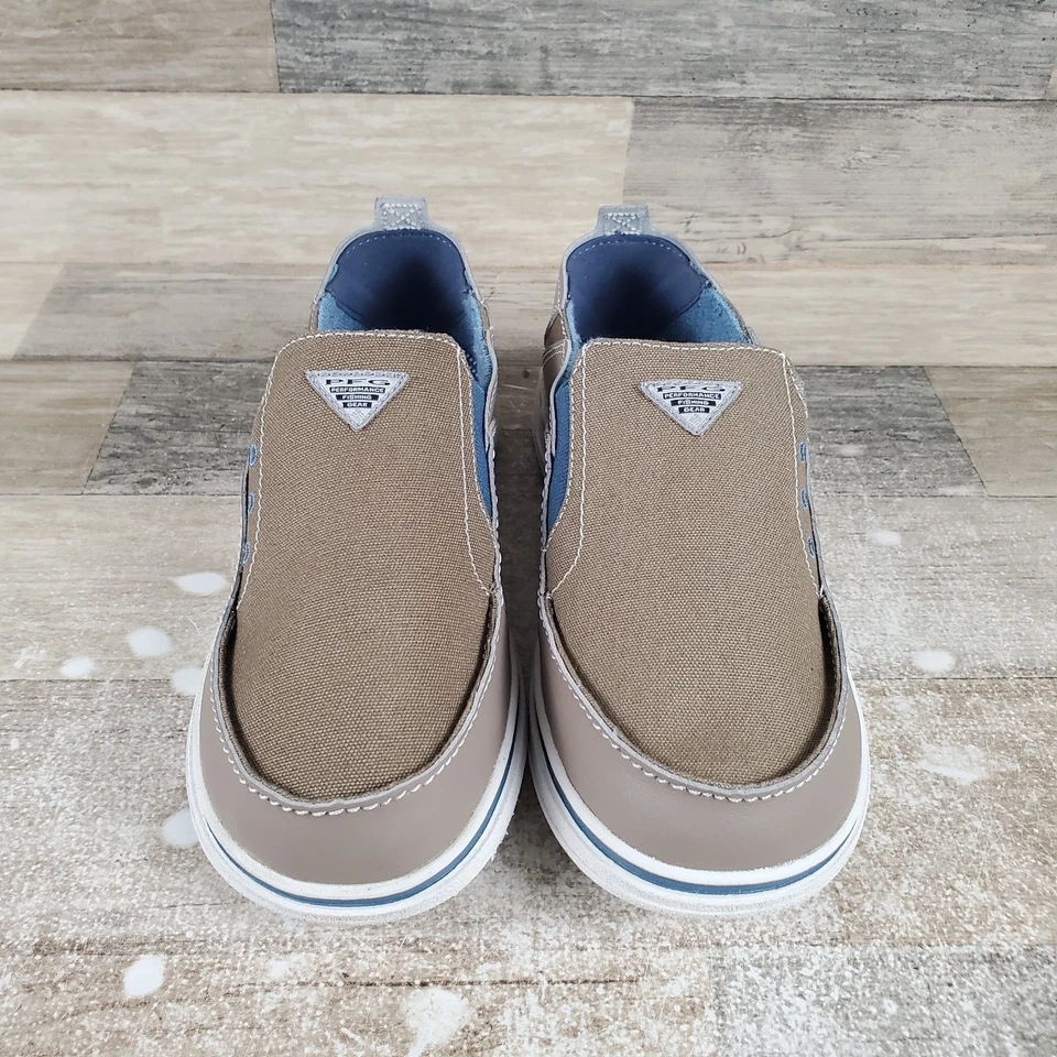 Columbia Juvenil Bahama PFG Zapatos de Barco Talla 5 Sin Cordones Informales Mocasines Niños Zapatos Foto 2 de 4