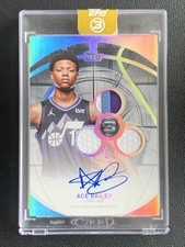 Ace Bailey 2025-26 Topps Three 3 Rookie 3 Patch Auto RC /49 #RPV-AB
