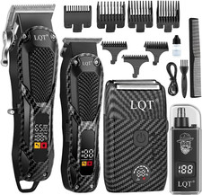 Professional Hair Clippers for Men Rechargeable Cordless Beard Trimmer Electri