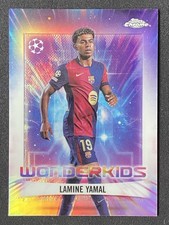Lamine Yamal 2024-25 Topps Chrome UCC Wonderkids #WK-1 -BLG4