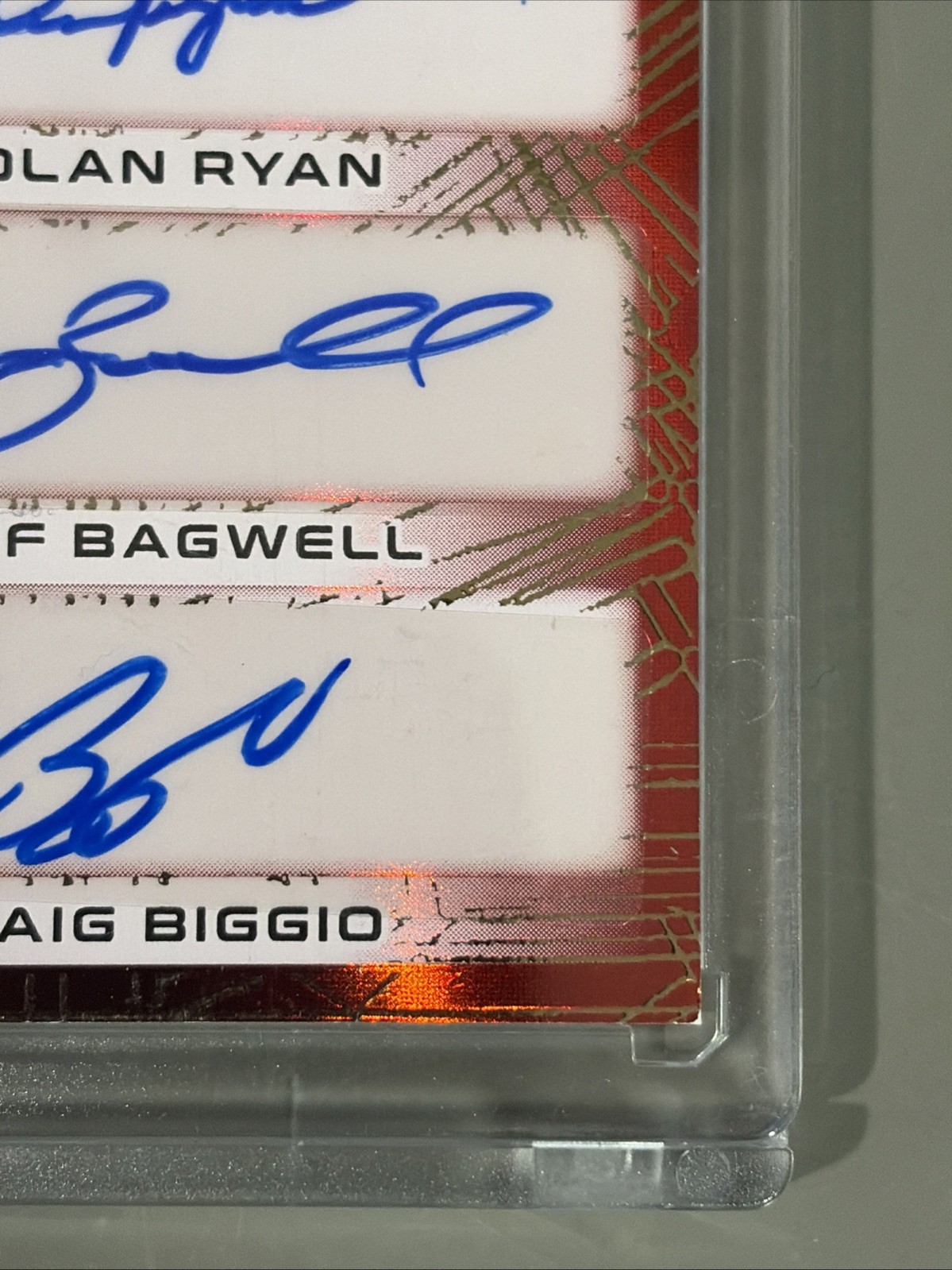 2025 Leaf Electrum Multi-Sport Ryan Bagwell Biggio Wagner Oswalt Pentad Auto 1/1 view 2