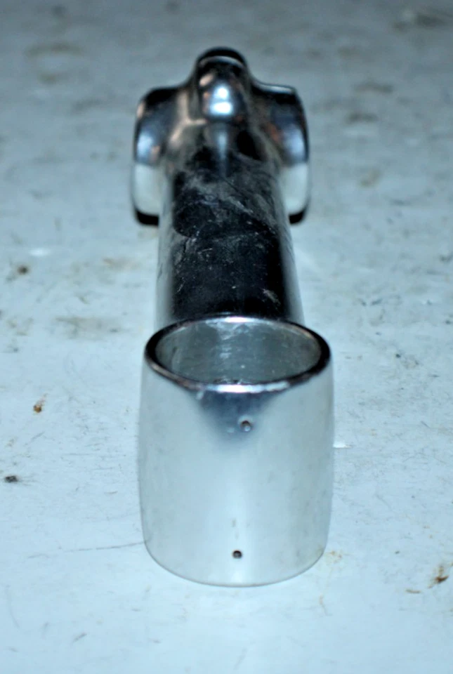 Vástago de bicicleta Lanzi 145 mm 11/8" sin rosca 7º elevación 25,4 mm plateado MTB envío rápido a EE. UU. Foto 3 de 4