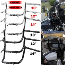 10" 12" 14" Prewired Bars Meathook Apes For Harley Electra Street Glide Special