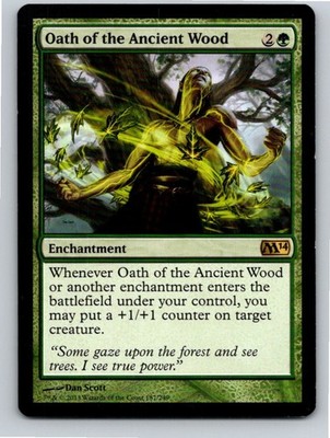 Magic the Gathering Oath of the Ancient Wood Core Set 2014 M1 MTG Free Shipping!