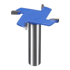 T Slot Cutter Rabbet Router Bit 15/32" Shank 1-25/32" x 1/8" 4 Wing Carbide