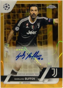 Gianluigi Buffon Autograph Gold Lava Topps Chrome UCC 2022/23