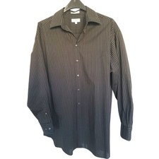 Concepts by Claiborne Striped Long Sleeved Dress Shirt