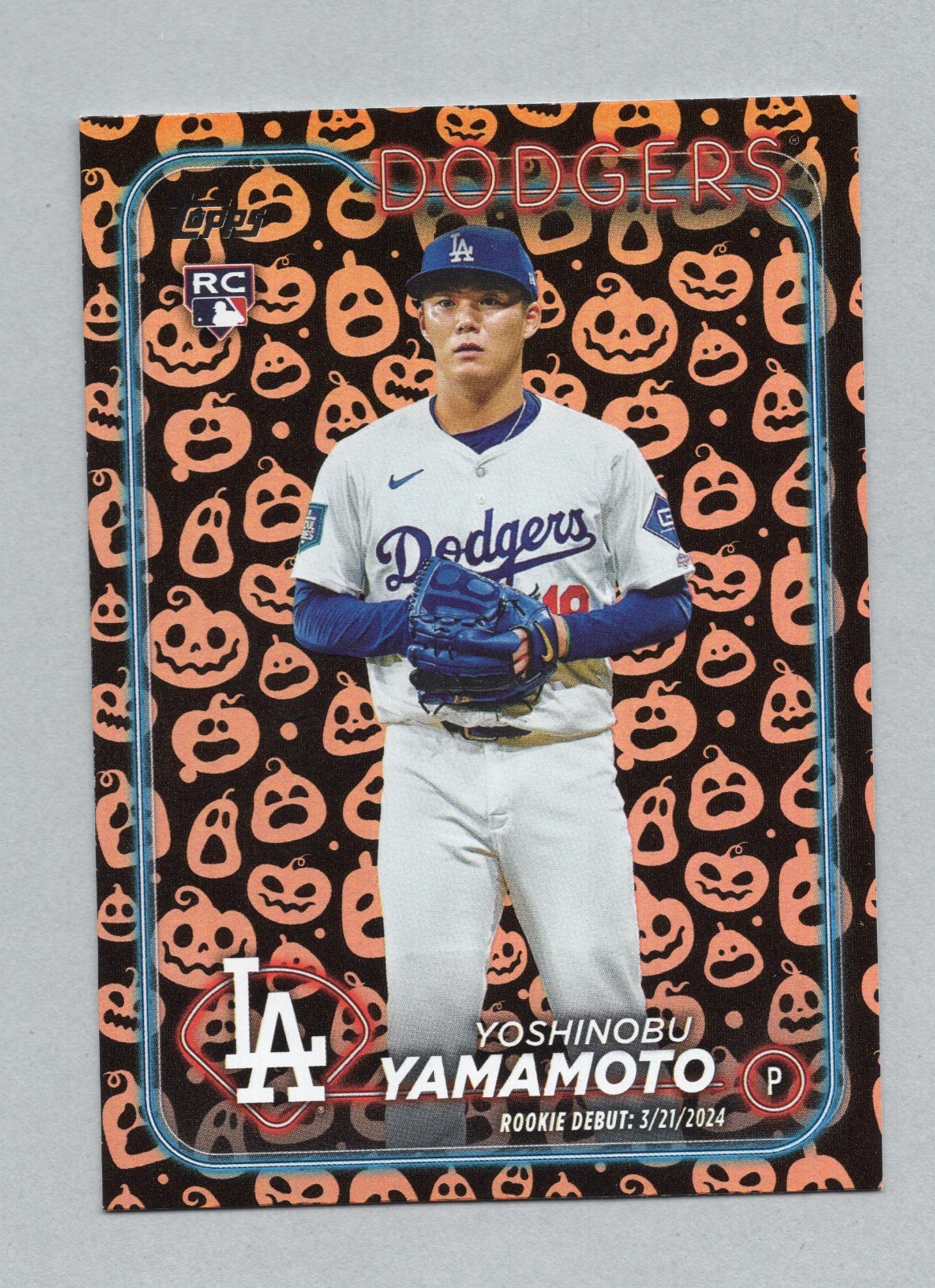 Yoshinobu Yamamoto 2024 Topps Update #US149 Rookie Debut - Jack O