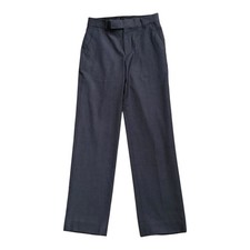 CALVIN KLEIN Boys Youth Size 12 Gray Flat Front Suit Dress Slacks Trousers Pants