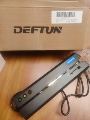 Deftun Card Reader Writer USB Swipe Encoder 3 Tracks MSR605X